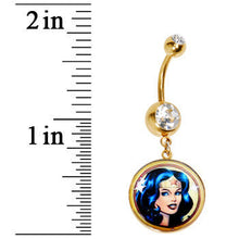 Load image into Gallery viewer, Licensed Wonder Woman Belly Ring
