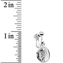 Load image into Gallery viewer, Sand Dollar Clip on Earrings
