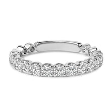 Load image into Gallery viewer, 14K White Gold 1.00 Cttw Round Diamond Prong Set Wedding Band
