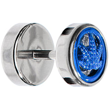 Load image into Gallery viewer, Anodized Titanium Blue Pot Leaf Cheater Plug
