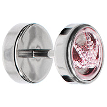 Load image into Gallery viewer, Anodized Titanium Pink Pot Leaf Cheater Plug
