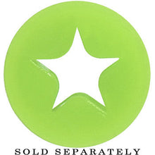 Load image into Gallery viewer, 0G Green Star Silicone Flexible Tunnel
