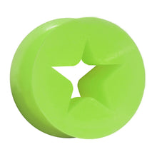 Load image into Gallery viewer, 1/2 Green Star Silicone Flexible Tunnel

