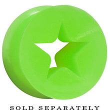 Load image into Gallery viewer, 1/2 Green Star Silicone Flexible Tunnel
