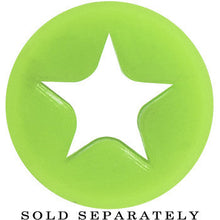 Load image into Gallery viewer, 1/2 Green Star Silicone Flexible Tunnel
