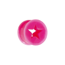 Load image into Gallery viewer, 9/16 Pink Star Silicone Flexible Tunnel
