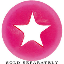 Load image into Gallery viewer, 5/8 Pink Star Silicone Flexible Tunnel
