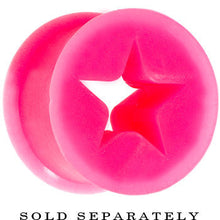 Load image into Gallery viewer, 5/8 Pink Star Silicone Flexible Tunnel
