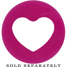 Load image into Gallery viewer, 9/16 Purple Heart Silicone Flexible Tunnel

