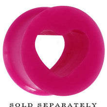 Load image into Gallery viewer, 5/8 Purple Heart Silicone Flexible Tunnel
