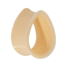 Load image into Gallery viewer, 7.35mm Flesh Teardrop Silicone Flexible Tunnel
