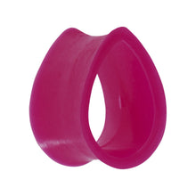 Load image into Gallery viewer, 1/2 Purple Teardrop Silicone Flexible Tunnel
