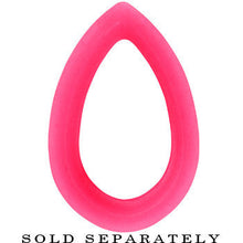 Load image into Gallery viewer, 20.5mm Pink Teardrop Silicone Flexible Tunnel
