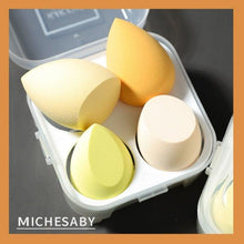Load image into Gallery viewer, 3/4 Piece Set Of Makeup Sponge Healthy Latex Soft Sponge Wet And Dry Set Beauty Makeup Tool Colorful Makeup Sponges Set For Womens
