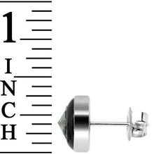 Load image into Gallery viewer, 11mm Stainless Steel Round Stud Earring
