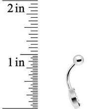 Load image into Gallery viewer, Ruby Red Brilliance Gem Cherry Belly Ring
