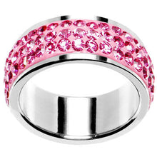 Load image into Gallery viewer, Size 6 - Pink Crystal Ferido Ring
