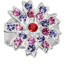 Load image into Gallery viewer, Enchanting Flower Adjustable Ring

