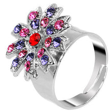 Load image into Gallery viewer, Enchanting Flower Adjustable Ring
