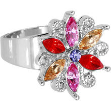 Load image into Gallery viewer, Fanciful Flower Adjustable Ring
