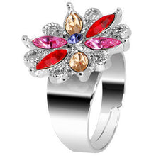Load image into Gallery viewer, Fanciful Flower Adjustable Ring
