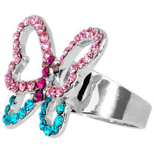 Load image into Gallery viewer, Fanciful Butterfly Adjustable Ring
