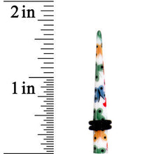 Load image into Gallery viewer, 4G Multi Color Butterfly Acrylic Ear Taper
