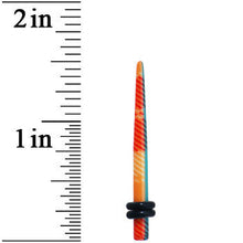 Load image into Gallery viewer, 8G Acrylic Plaid Taper Ear Plug
