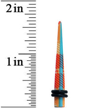 Load image into Gallery viewer, 4G Acrylic Plaid Taper Ear Plug

