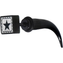 Load image into Gallery viewer, 2G Black Star Fake Taper Ear Plug
