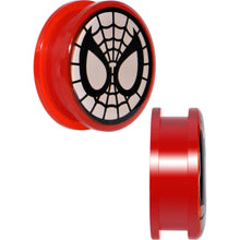 Load image into Gallery viewer, 1 inch Spiderman Screw Fit Plugs Set
