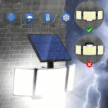 Load image into Gallery viewer, 348 LED Motion Sensor Solar Lights Outdoor with Remote Control
