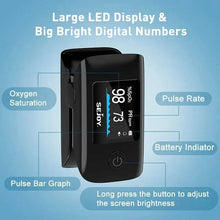 Load image into Gallery viewer, Oximeter Heart Rate Monitor &amp; Hypertension Detector
