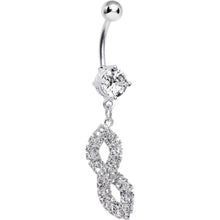 Load image into Gallery viewer, Crystalline Gem Masquerade Mask Belly Ring

