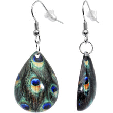 Load image into Gallery viewer, Enchanting Peacock Design Earrings

