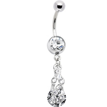 Load image into Gallery viewer, Crystalline Radiant Gem Drop Belly Ring
