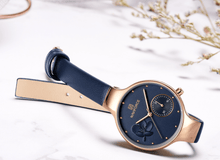 Load image into Gallery viewer, Elegant Women's Analog Quartz Watch With Leather Belt Waterproof Wristwatch Excellent Design Perfect Gift
