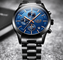 Load image into Gallery viewer, Men's Waterproof  Watch With Chronometers And Date Display Unique Design Perfect Gift
