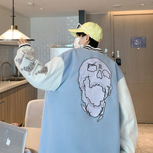 Load image into Gallery viewer, New Elegance Spring Autumn Coat Baseball Bomber Jacket Loose Letter R Men Women Couples Tops Plus Size Jackets Streetwear
