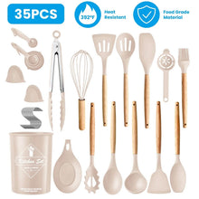 Load image into Gallery viewer, 35-Pieces: Kitchen Cooking Utensils Set
