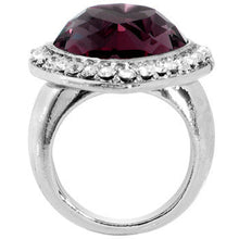 Load image into Gallery viewer, Size 7.5 -Purple Luster Heart Ring
