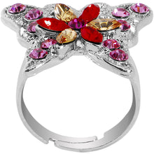 Load image into Gallery viewer, Butterfly Bling Adjustable Ring
