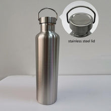 Load image into Gallery viewer, 350/500/750/1000ml Double Wall Stainless Steel Water Bottle Thermos Bottle Keep Hot and Cold Insulated Vacuum Flask for Sport Stainless Steel Water Bottle Double Wall Vacuum Insulated Leak Proof Sports Bottle
