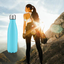 Load image into Gallery viewer, 350/500/750/1000ml Double Wall Stainless Steel Water Bottle Thermos Bottle Keep Hot and Cold Insulated Vacuum Flask Sport  Stainless Steel Double Wall Insulated Water Bottle for Travel
