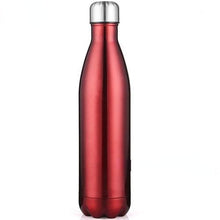 Load image into Gallery viewer, 350/500/750/1000ml Double Wall Stainless Steel Water Bottle Thermos Bottle Keep Hot and Cold Insulated Vacuum Flask Sport  Stainless Steel Double Wall Insulated Water Bottle for Travel
