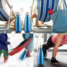 Load image into Gallery viewer, 350/500/750/1000ml Double Wall Stainless Steel Water Bottle Thermos Bottle Keep Hot and Cold Insulated Vacuum Flask Sport  Stainless Steel Double Wall Insulated Water Bottle for Travel
