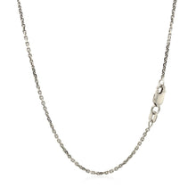 Load image into Gallery viewer, 14k White Gold Diamond Cut Cable Link Chain 1.4mm
