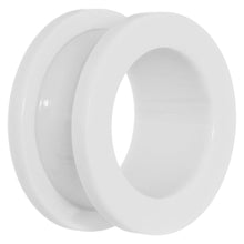Load image into Gallery viewer, 5/8 Acrylic Neon White Screw Fit Tunnel Plug
