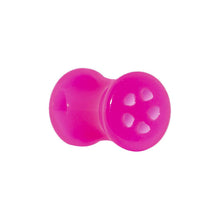 Load image into Gallery viewer, Acrylic Neon Pink Star Tunnel Plug 2G to 20mm
