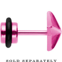 Load image into Gallery viewer, Pink Titanium Star Cheater Plug
